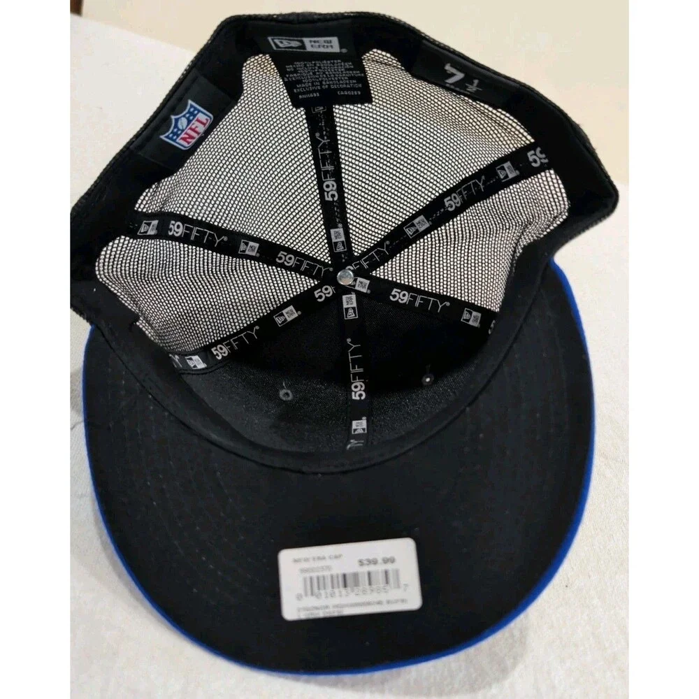 Buffalo Bills New Era 2021 Draft 59FIFTY Hat NFL Headwear New Mesh Back 7 1/2